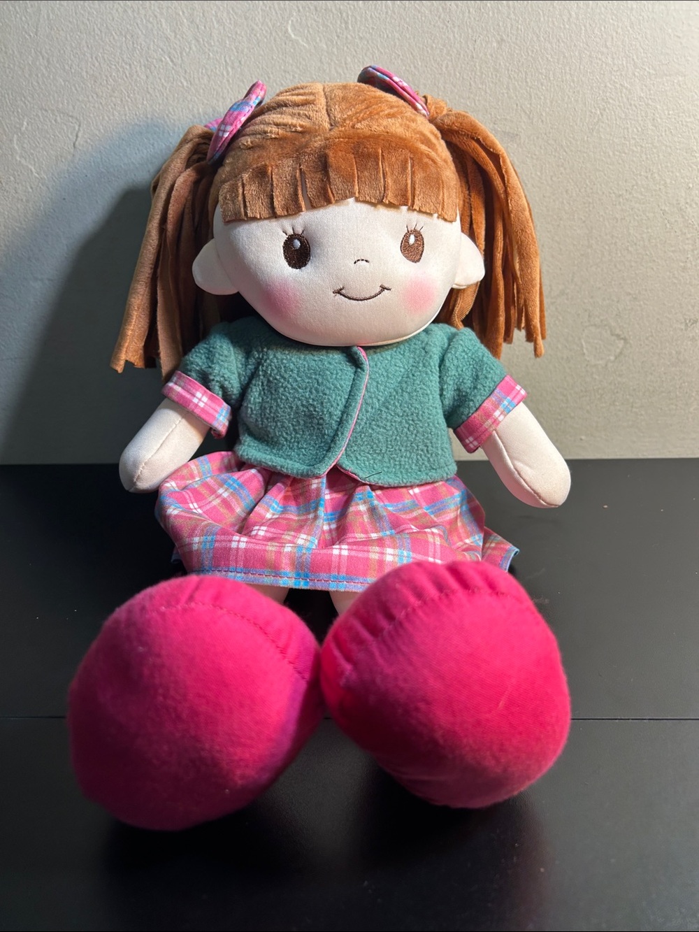 Linzy Toys, 16" Little Sweet Hearts Interactive Soft Plush RAG Doll,